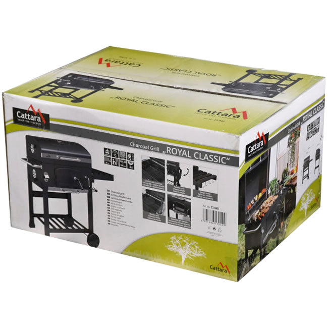 Gratar Cattara Pe Carbune Din Fonta Royal Clasic, TT13040, 102x60x106cm
