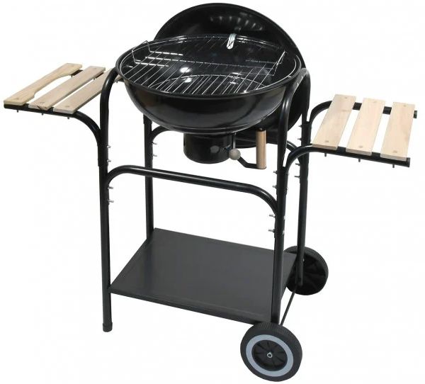 Gratar Pe Carbuni CATTARA Messina, mobil, masute laterale, 46cm - TT13033