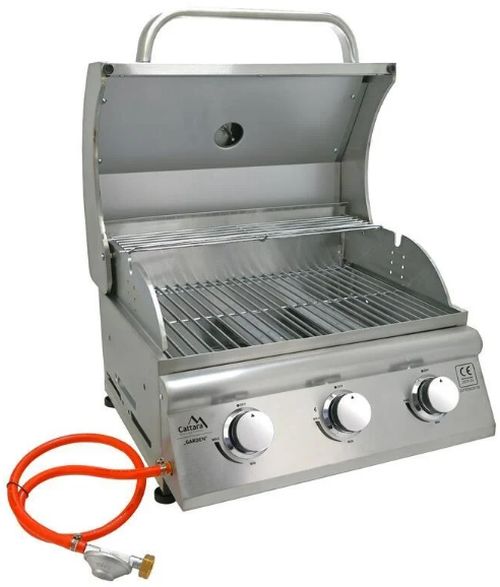 Gratar Table Top Pe Gaz CATTARA Garden, 9.6kw, Inox - TT14100