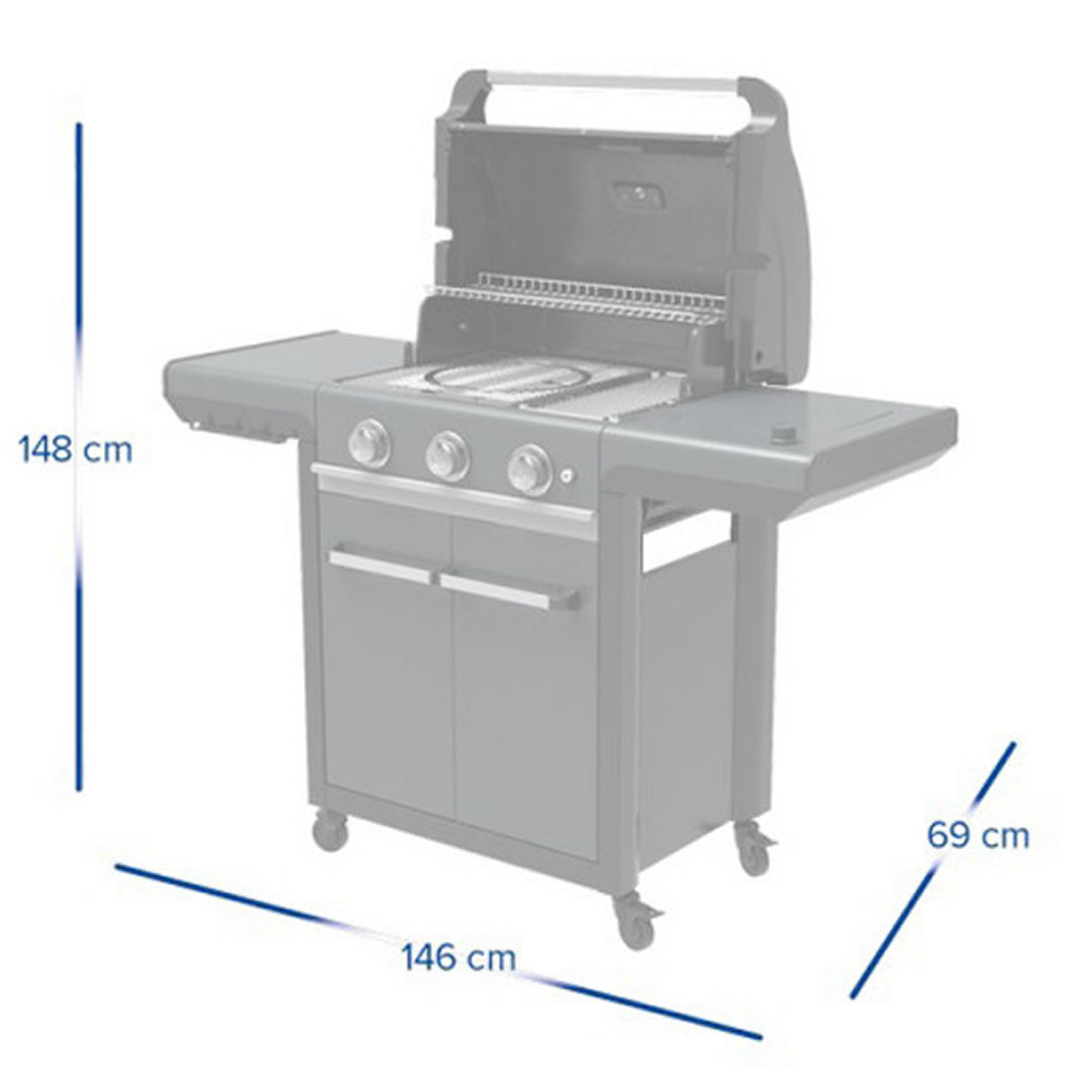 Gratar pe Gaz Campingaz Seria 3 Premium S 