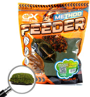 Groundbait CPK Method Feeder Faina De Peste Si Pelete Macinate, Green N Butyric, 900g