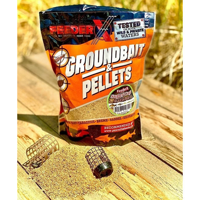 Groundbait Feeder X Super Cage Caramel 900g