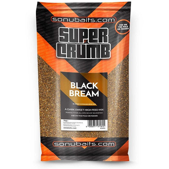 Groundbait Sonubaits Supercrumb Black 1kg