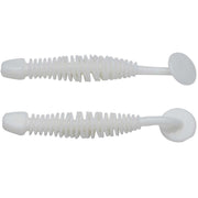 Grub BERKLEY PowerBait Power Leech, Milky White, 5cm, 12buc/pac