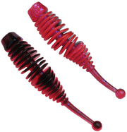 Grub BERKLEY PowerBait Power Naiad, Salmon Egg Red Black, 5cm, 6buc/pac