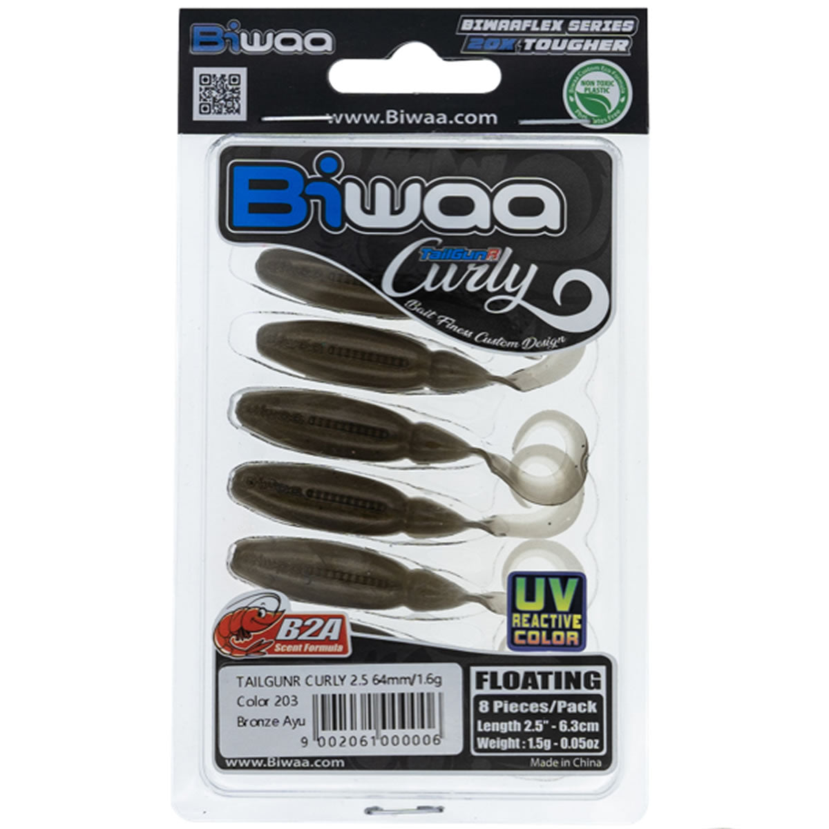 Grub Biwaa TailGunR 6.3cm, 203 Bronze Ayu, 8buc/pac