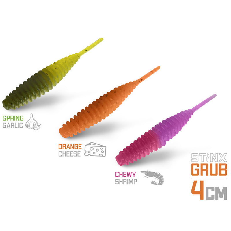 Grub Delphin B! StinxGRUB Orange, Cheese, 4cm, 20buc/pac