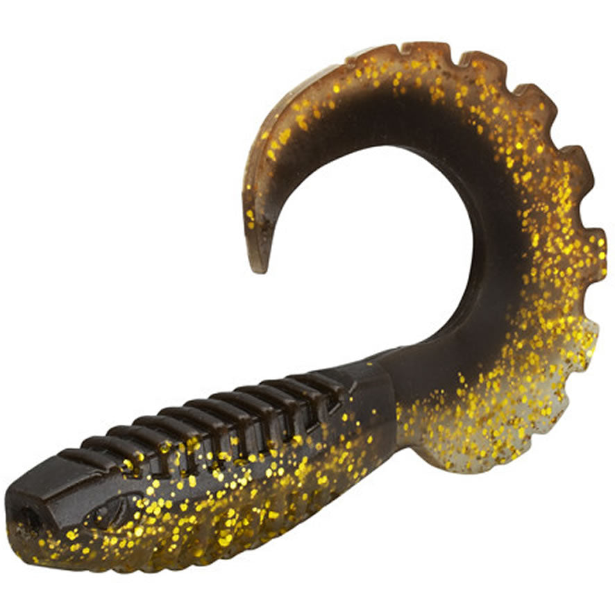 Grub DuoPACK BOX Delphin TWISTA UVs MudGOLD, 8cm, 30buc/pac