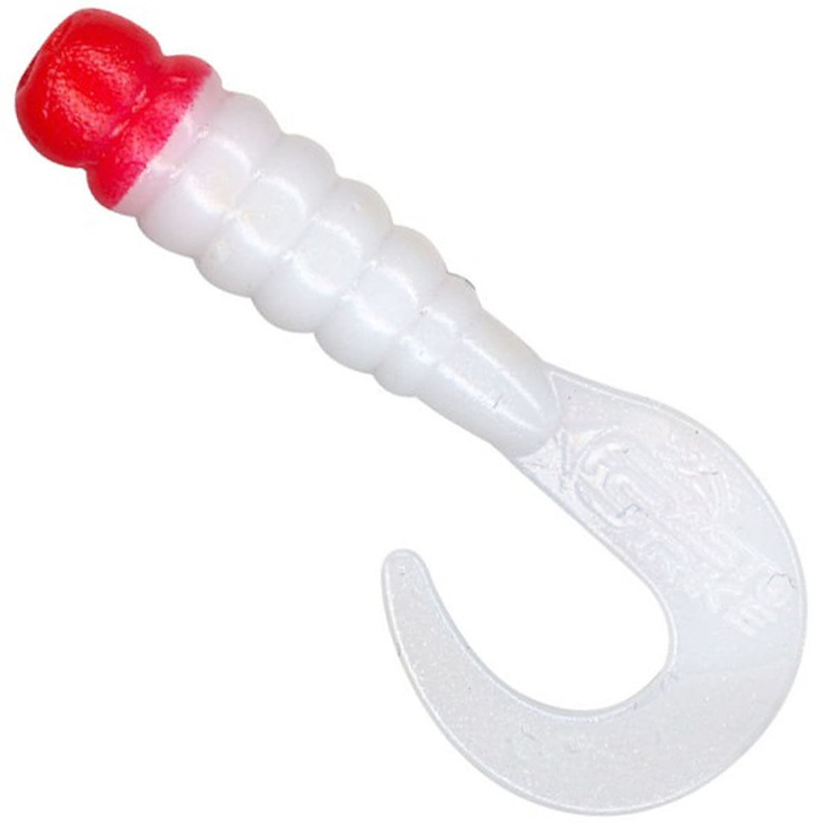 Grub FAST STRIKE Grubs 4.5cm, 1.1g, White Red Head, 20buc/pac
