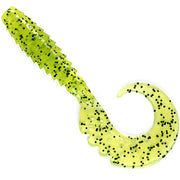 Grub FISHUP Fancy Grub 2.5cm, Chartreuse Black, 12buc/pac