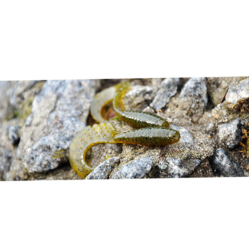 Grub FISHUP Fancy Grub 2.5cm, Flo Chartreuse Green, 12buc/pac