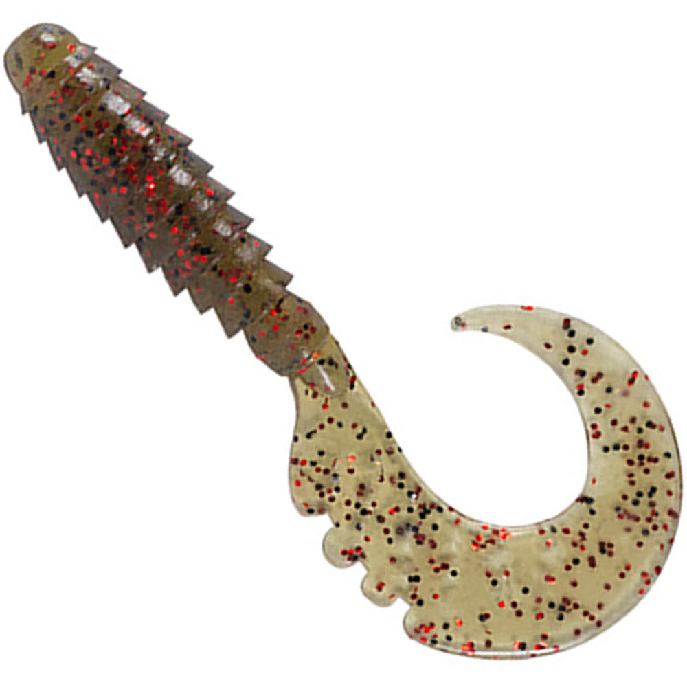 Grub FISHUP Fancy Grub 2.5cm, Green Pumpkin Red &amp; Black, 12buc/pac