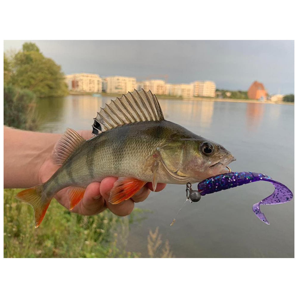 Grub FISHUP Mighty Grub 10cm, Lemon, 7buc/pac