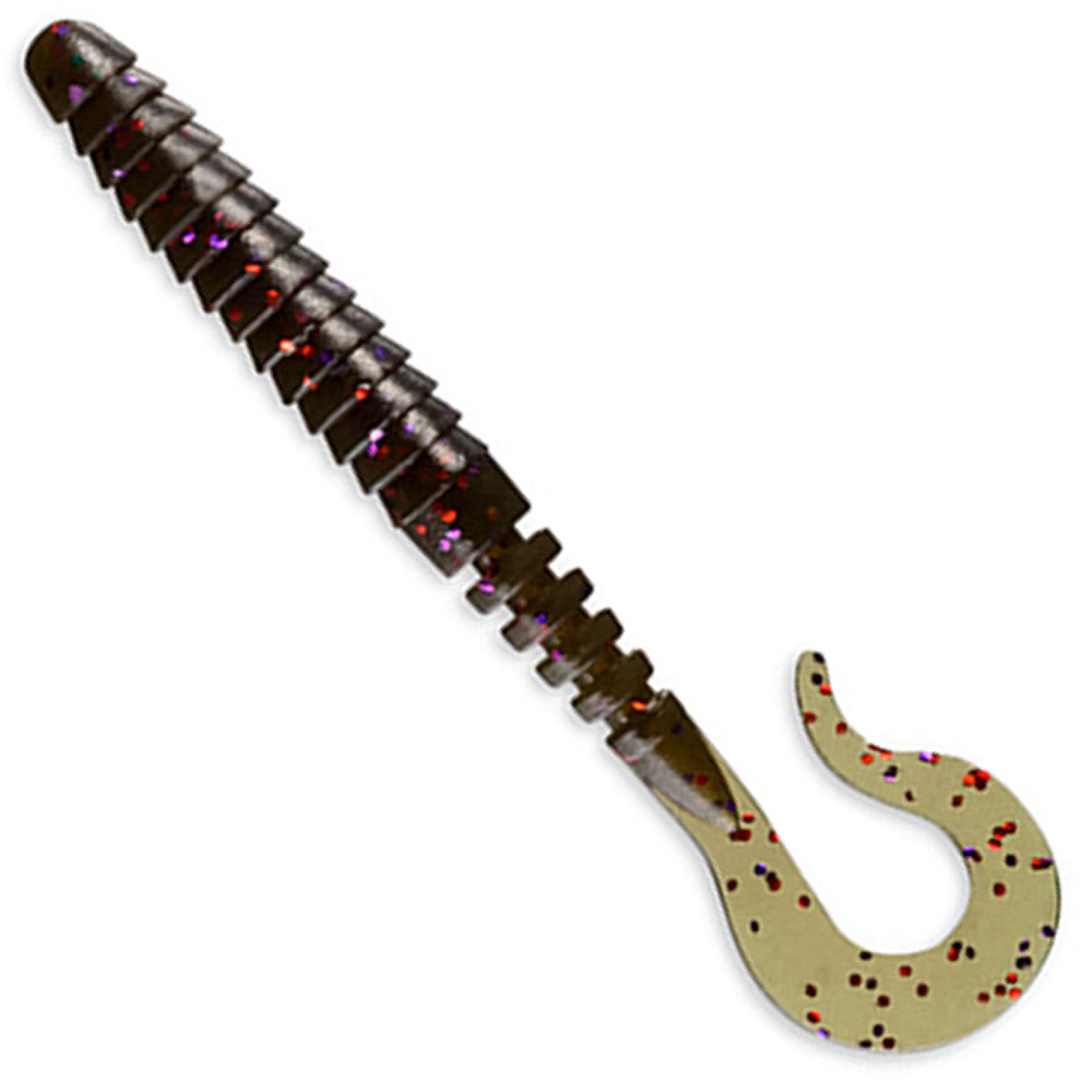 Grub FISHUP Vipo 5.2cm, Green Pumpkin Brown Red &amp; Purple, 10buc/pac