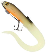 Grub FOX RAGE Slick Eel Loaded, UV Hot Olive, Nr.2, 21cm, 1buc/pac