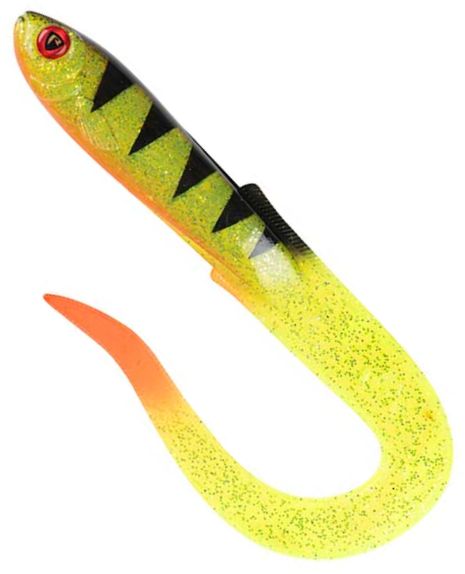 Grub Fox Rage Slick Eel, UV Perch, 28cm, 1buc/pac