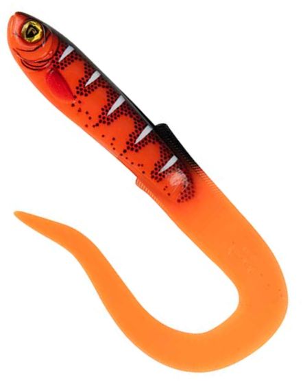 Grub Fox Rage Slick Eel, UV Red Wake, 21cm, 1buc/pac