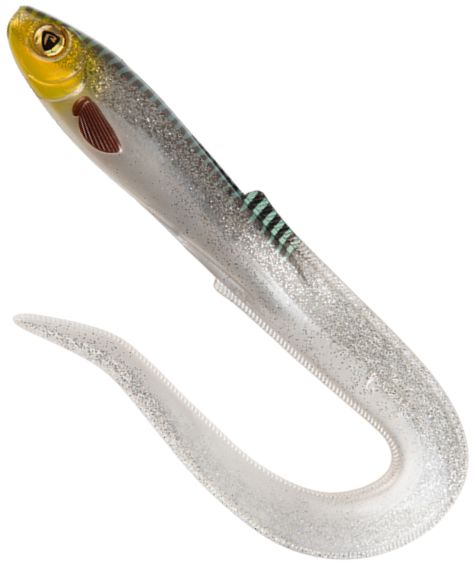 Grub Fox Rage Slick Eel, UV Silver Halo, 35cm, 1buc/pac