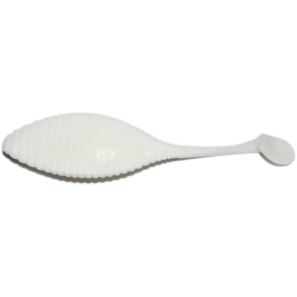 Grub Hide Up Stagger Wide 3.3" Salt, S-01 White, 8.4cm, 5buc/pac