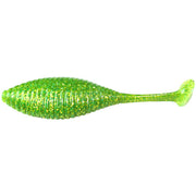 Grub Hide Up Stagger Wide 4", 111 Chart Green Gold Flake, 10.2cm, 4buc/pac