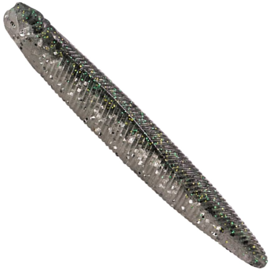 Grub ILLEX Yammy Fish, Dark Thunder Clear Silver, 9.5g, 9.8cm, 5buc/pac