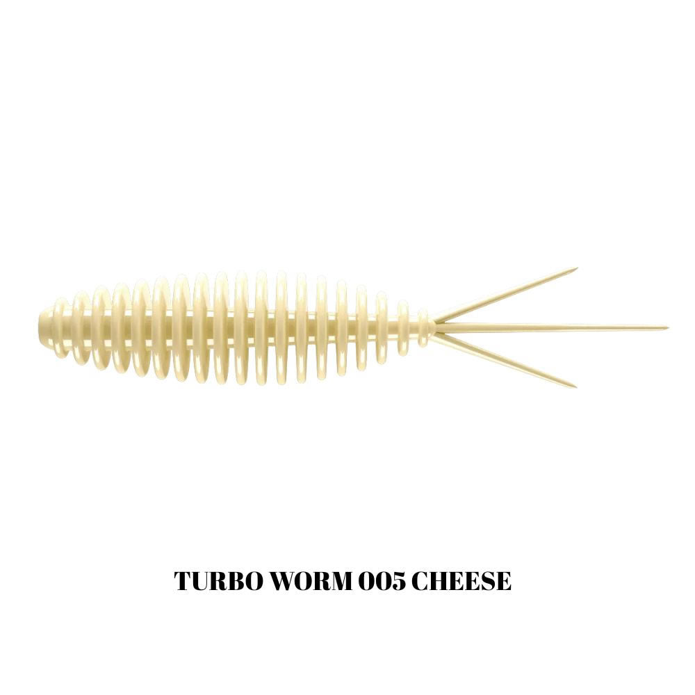Grub LIBRA LURES Turbo Worm Mini, 35mm, 0.34g, Cheese, 15buc/pac
