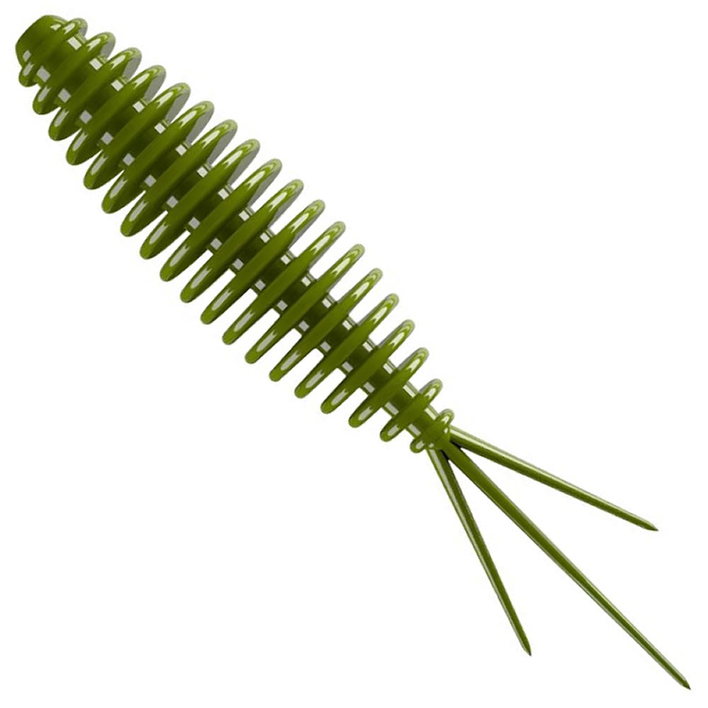 Grub LIBRA LURES Turbo Worm Mini, 35mm, 0.34g, Olive, 15buc/pac