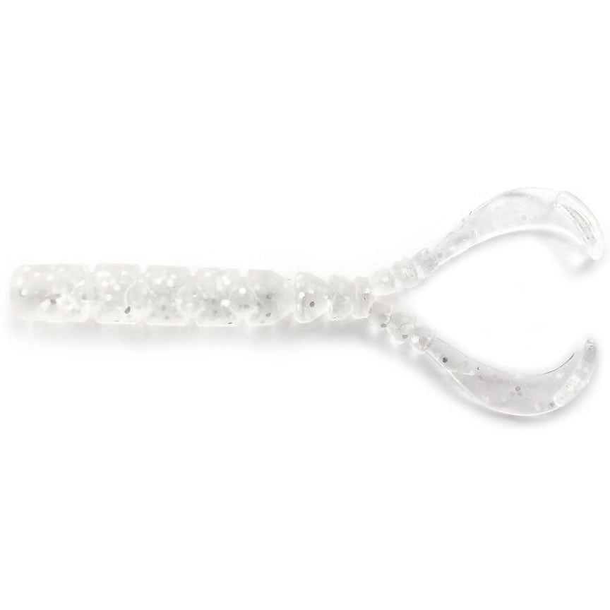 Grub Mustad Aji Micro Chiki Clear Silver Glitter, 4.3cm, 12+1buc/pac