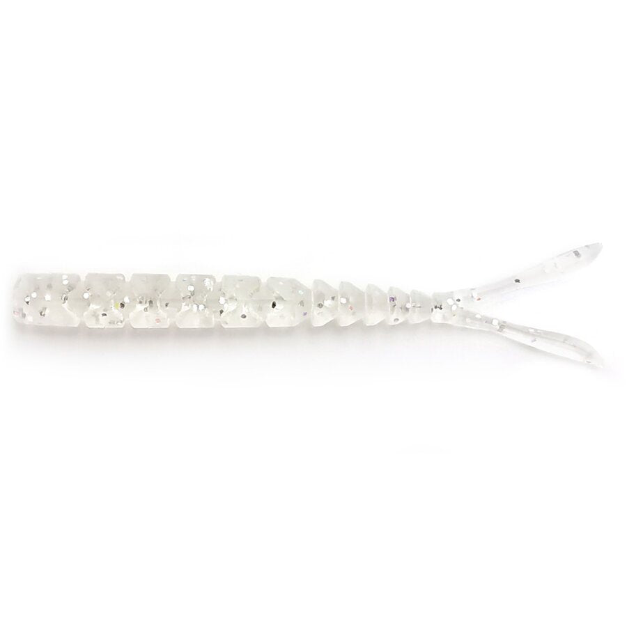 Grub Mustad Aji Micro Pilo, Clear Rainbow Glitter, 5cm, 15buc/pac