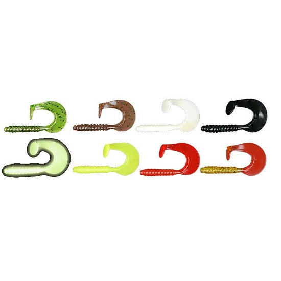 Grub Nevis Spiratail 8cm Verde Neon