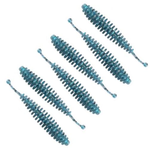 Grub REIVA Tiny Worm, Blue Shiner, 6cm, 6buc/pac