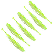 Grub REIVA Tiny Worm, Flash Chartreuse, 6cm, 6buc/pac