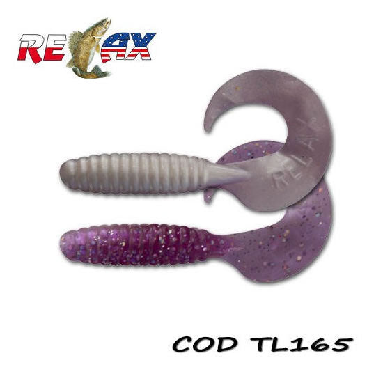 Grub RELAX Twister Standard, 9cm, Culoare 165, 4buc/pac