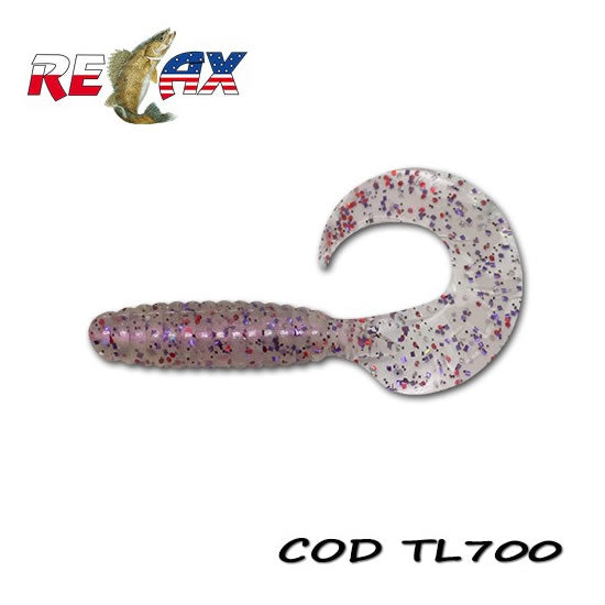 Grub RELAX Twister Standard, 9cm, Culoare 700, 4buc/pac
