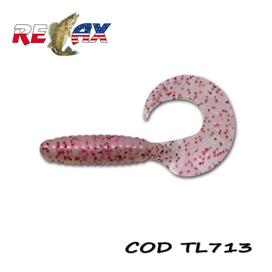 Grub RELAX Twister Standard, 9cm, Culoare 713, 4buc/pac
