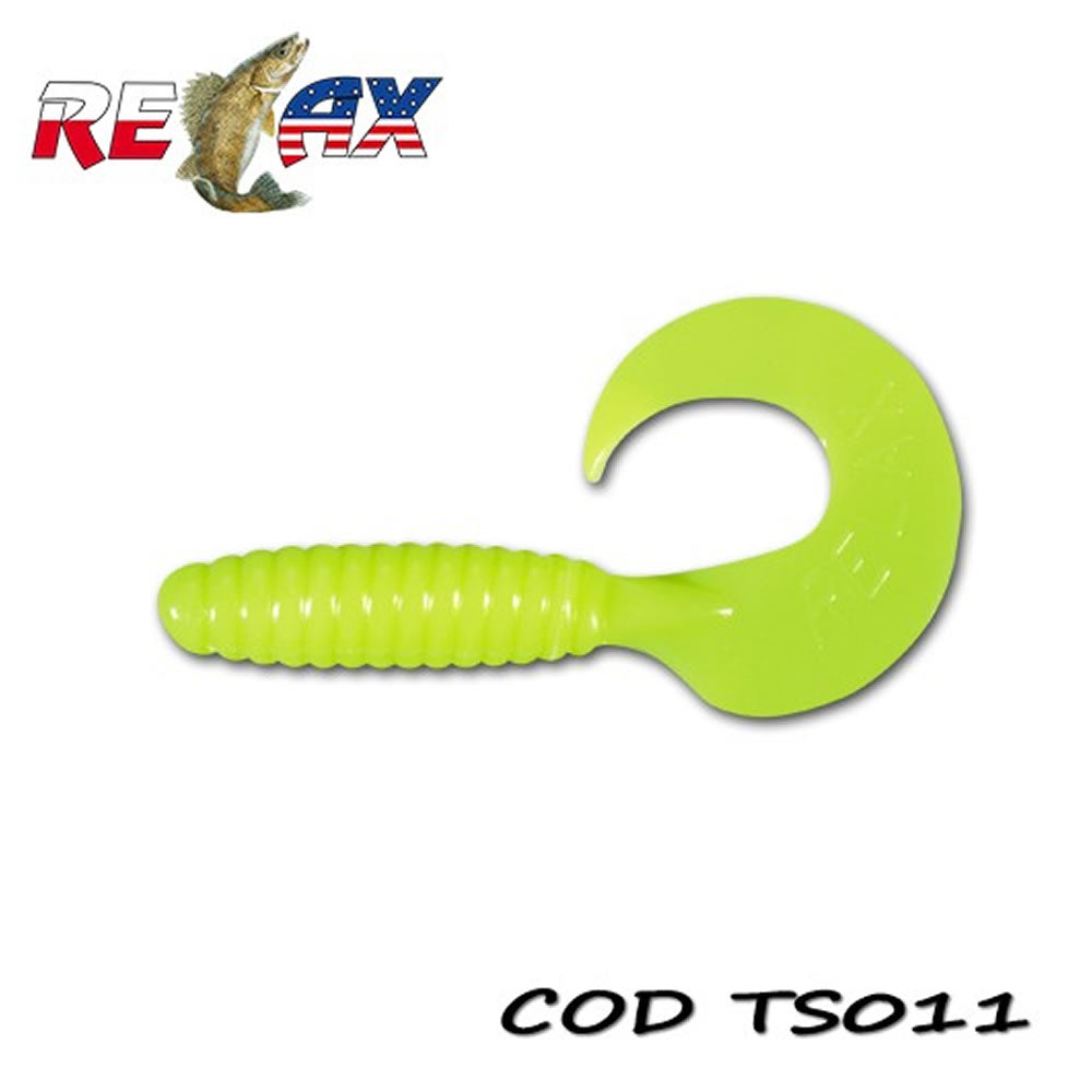 Grub RELAX Twister Standard TS, 9cm, Culoare 011, 4buc/pac