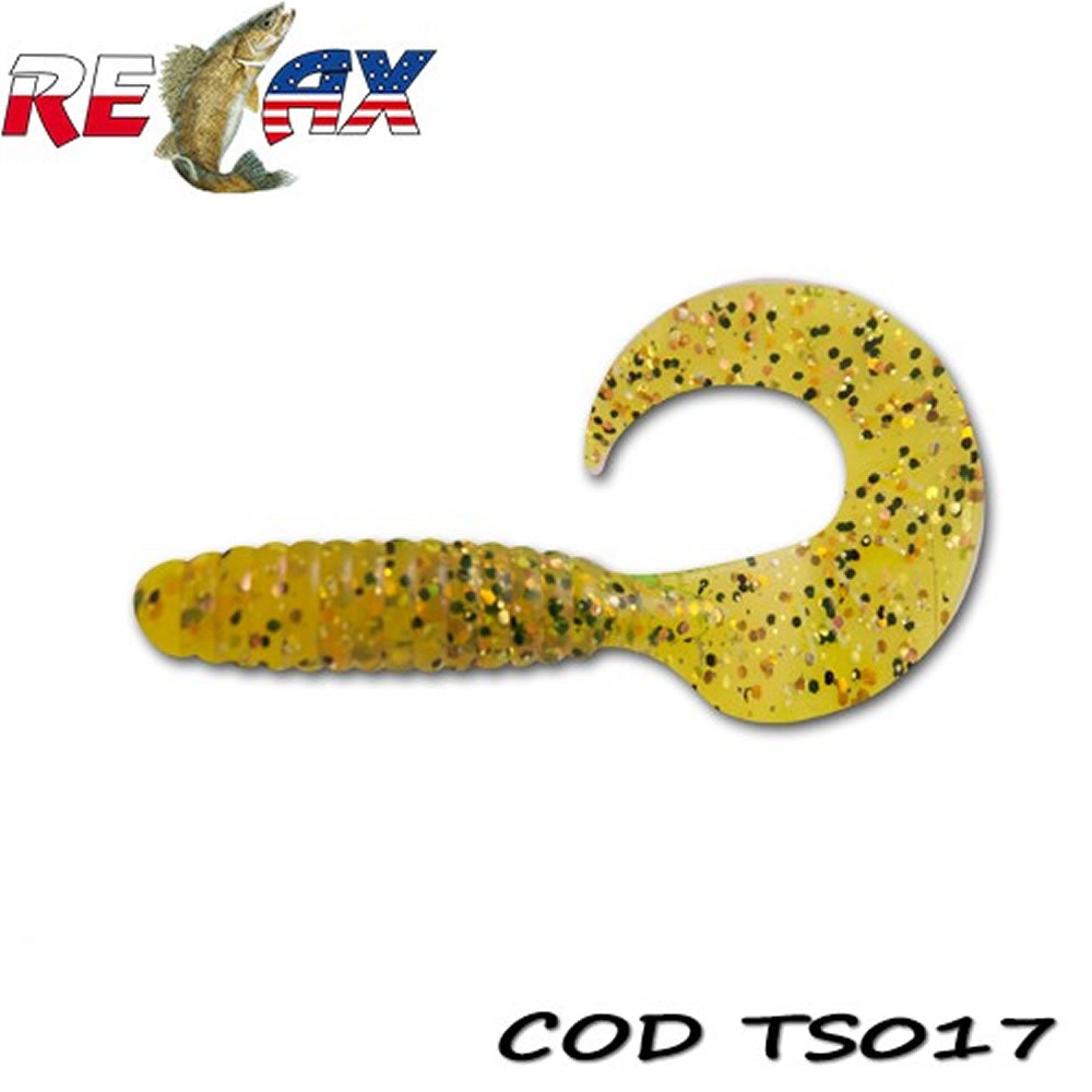 Grub RELAX Twister Standard TS, 9cm, Culoare 017, 4buc/pac