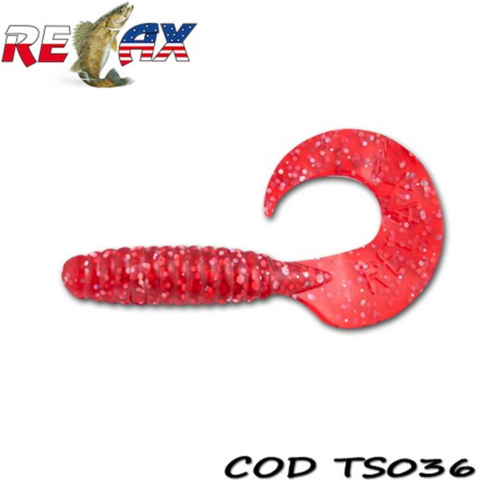 Grub RELAX Twister Standard TS, 9cm, Culoare 036, 4buc/pac