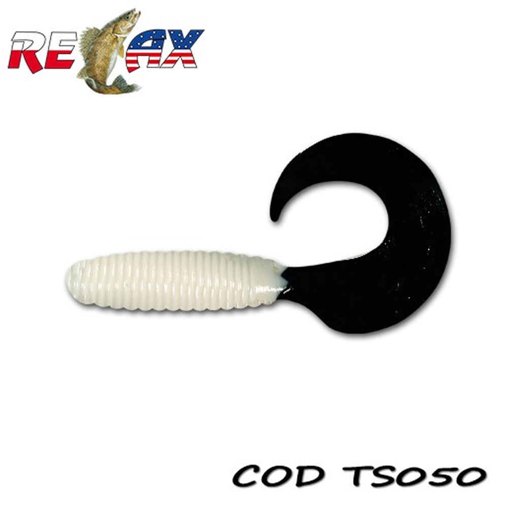 Grub RELAX Twister Standard TS, 9cm, Culoare 050, 4buc/pac