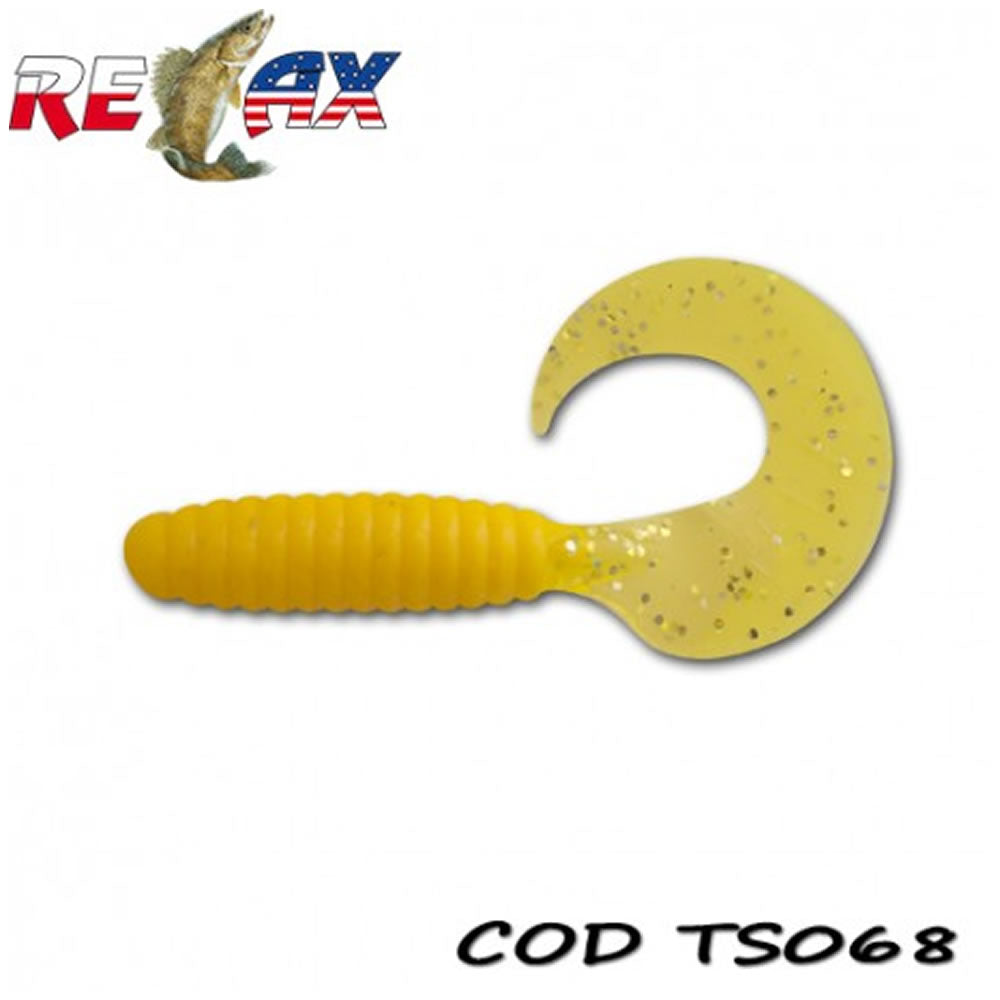 Grub RELAX Twister Standard TS, 9cm, Culoare 068, 4buc/pac