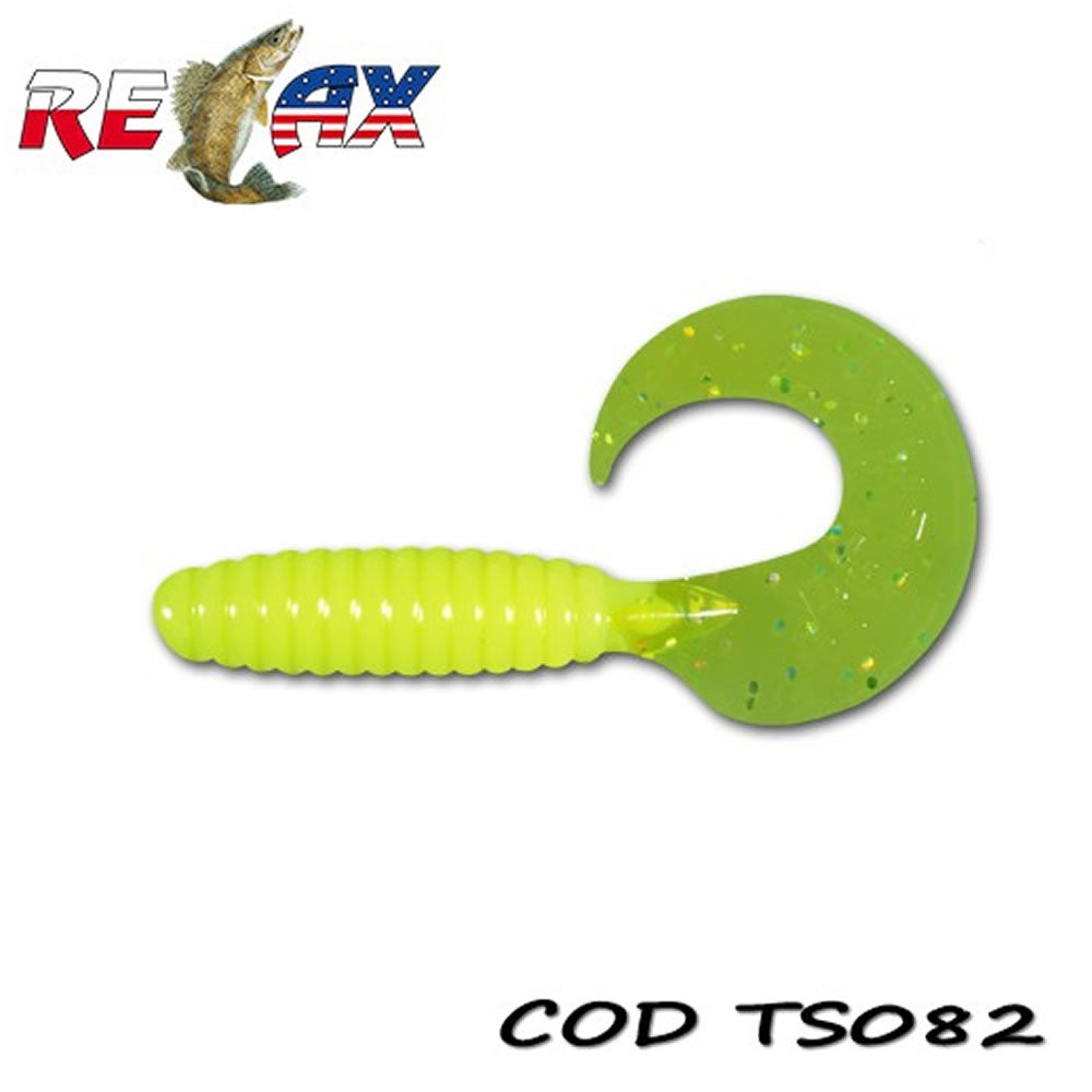 Grub RELAX Twister Standard TS, 9cm, Culoare 082, 4buc/pac