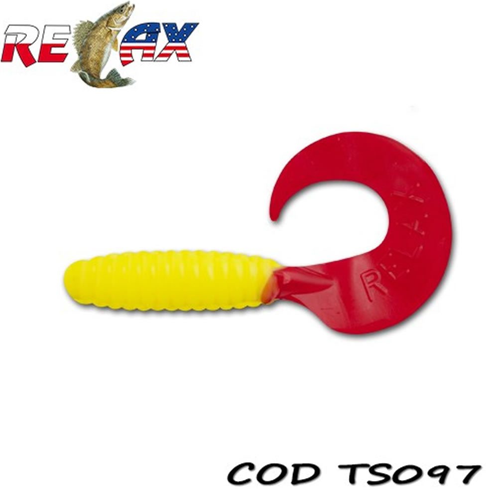 Grub RELAX Twister Standard TS, 9cm, Culoare 097, 4buc/pac