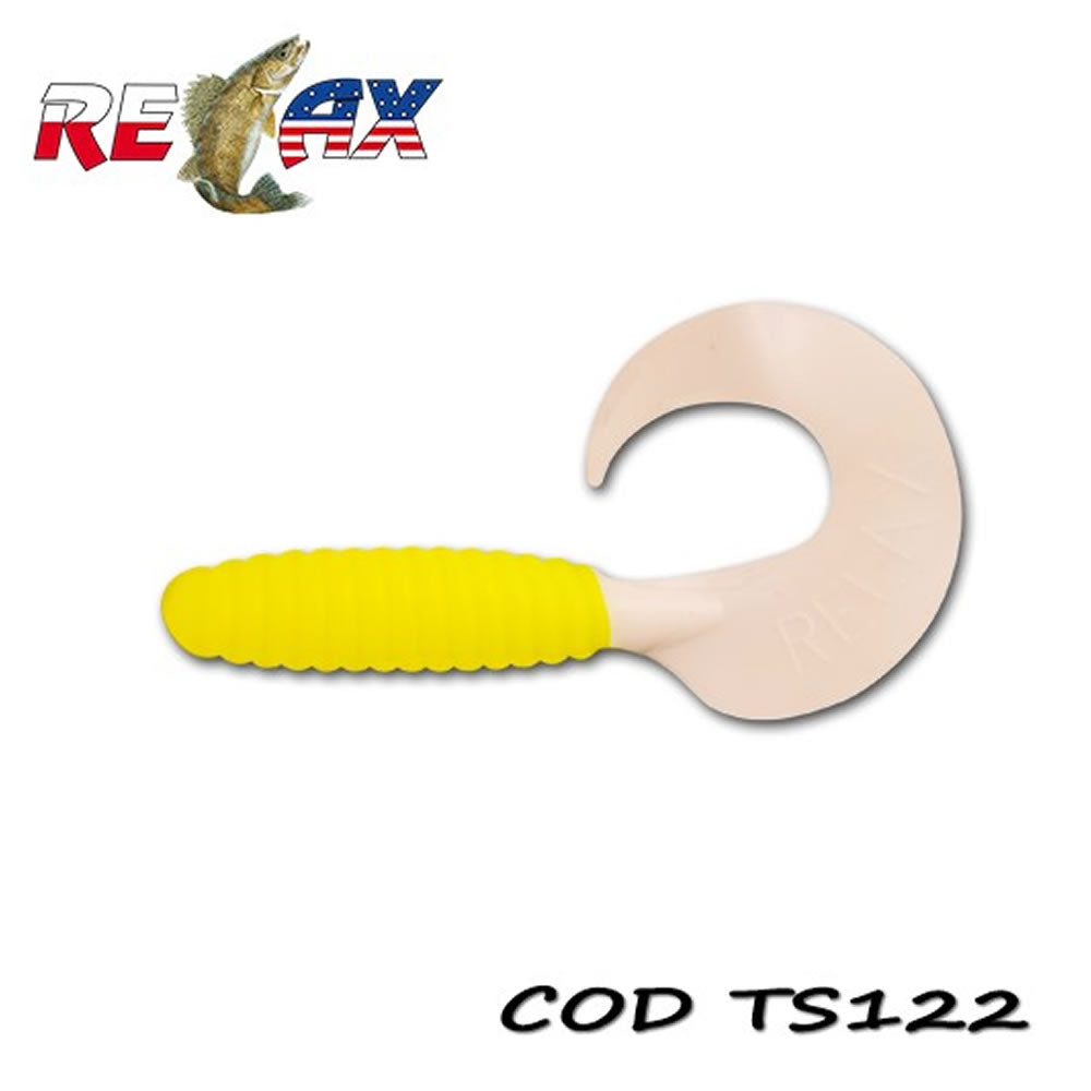 Grub RELAX Twister Standard TS, 9cm, Culoare 122, 4buc/pac