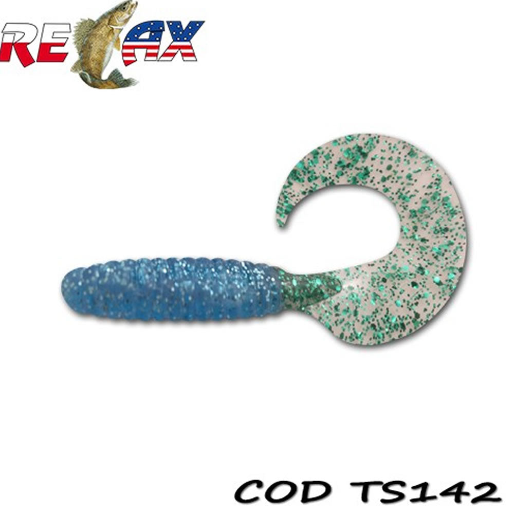 Grub RELAX Twister Standard TS, 9cm, Culoare 142, 4buc/pac