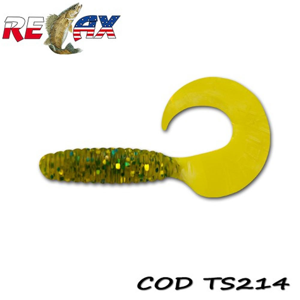 Grub RELAX Twister Standard TS, 9cm, Culoare 214, 4buc/pac