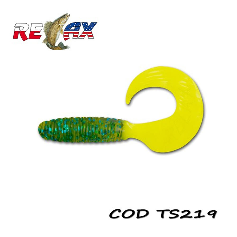 Grub RELAX Twister Standard TS, 9cm, Culoare 219, 4buc/pac