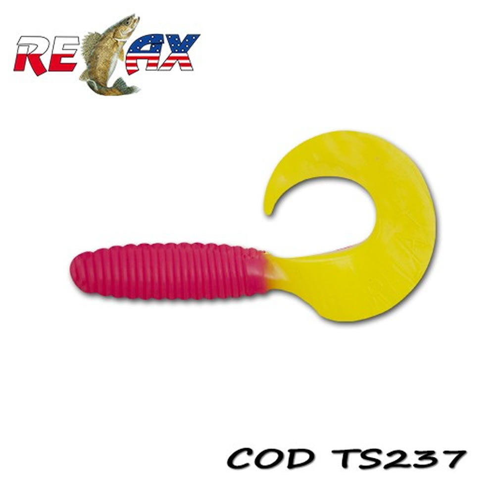 Grub RELAX Twister Standard TS, 9cm, Culoare 237, 4buc/pac
