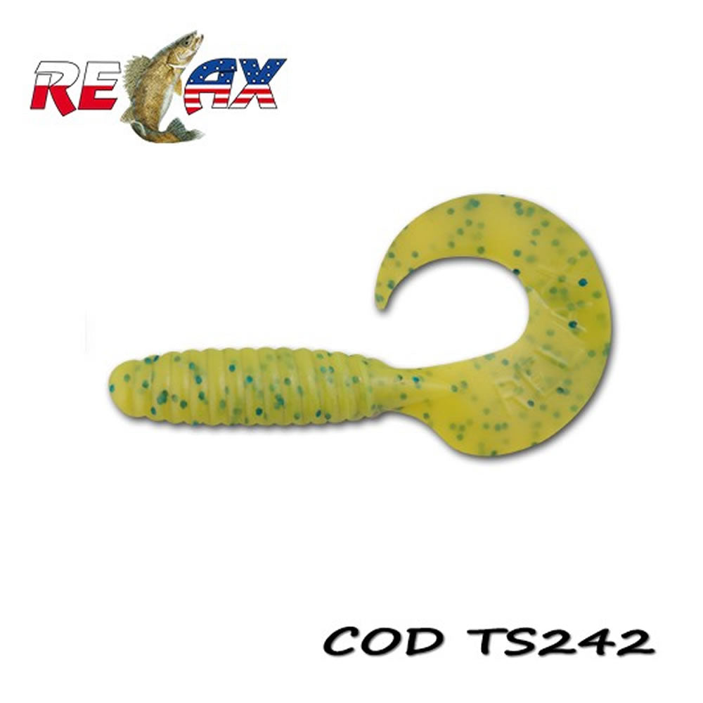 Grub RELAX Twister Standard TS, 9cm, Culoare 242, 4buc/pac