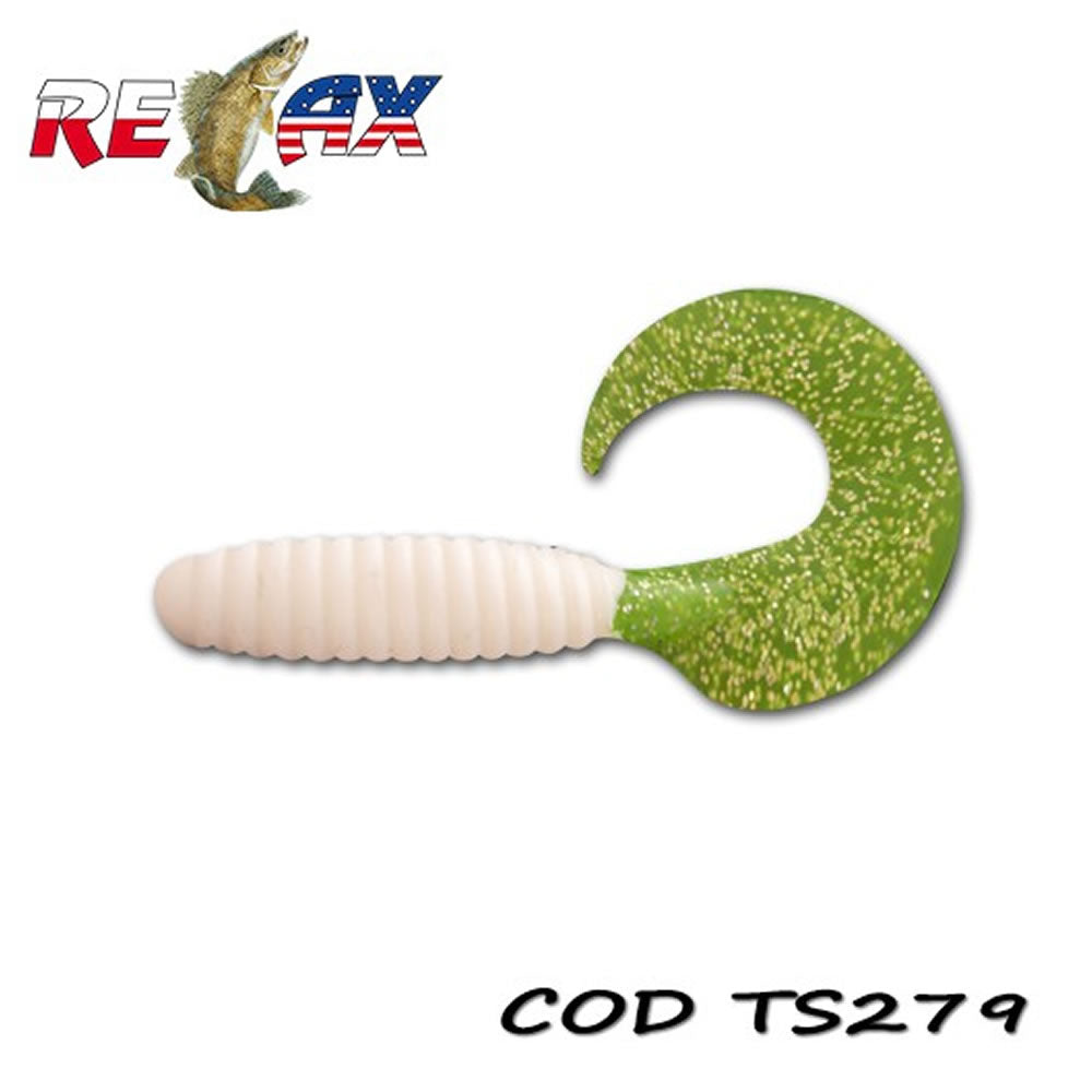 Grub RELAX Twister Standard TS, 9cm, Culoare 279, 4buc/pac