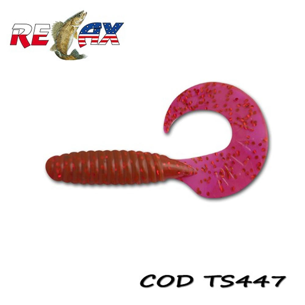 Grub RELAX Twister Standard TS, 9cm, Culoare 447, 4buc/pac